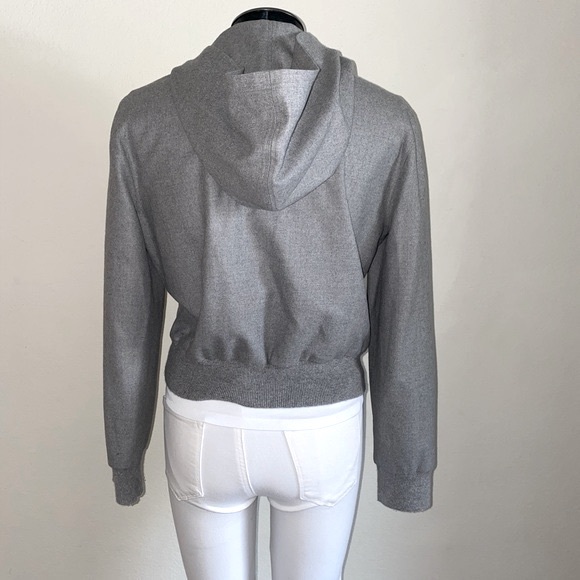 Ralph Lauren Collection Wool Crop Zip-Up Hoodie - Picture 8 of 16
